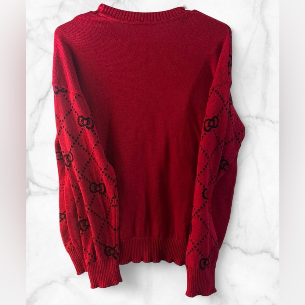 โฅ๏ธRed Hello Kitty Knit Sweaterโฅ๏ธ - Picture 3 of 4